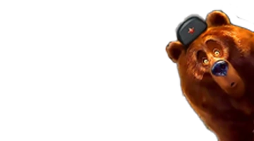 Изображение медведя в русской шапке, символизирующего приветственный бонус в Интернет-казино Vulkan Stars.